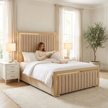 Luxury Boston Gold Bed Frame – Elegant Gold Finish, Stylish & Durable Bedroom Furniture