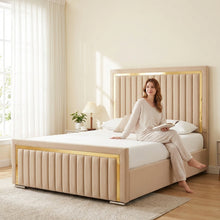 Luxury Boston Gold Bed Frame – Elegant Gold Finish, Stylish & Durable Bedroom Furniture
