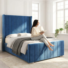 Kensington Luxury Bed Frame – Elegant Lined Headboard, Stylish & Durable Bedroom Furniture