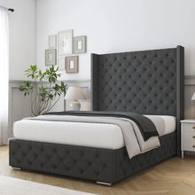 Elegant Emily Sleigh Bed Frame – Classic Curved Sleigh Design with Premium Upholstery & Strong Wooden Base