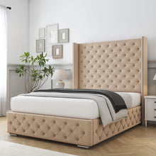 Elegant Emily Sleigh Bed Frame – Classic Curved Sleigh Design with Premium Upholstery & Strong Wooden Base