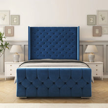 Winged Toronto Luxury Bed Frame – Elegant Button-Tufted Headboard, Premium Design