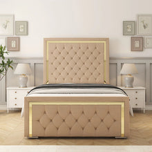 Luxury Marry Gold Bed Frame – Elegant Gold Finish, Sturdy & Stylish Bedroom Furniture