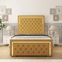Luxury Marry Gold Bed Frame – Elegant Gold Finish, Sturdy & Stylish Bedroom Furniture