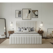 Luxury Louise Luxe Sleigh Bed Frame – Premium Upholstered Sleigh Design with Long Headboard