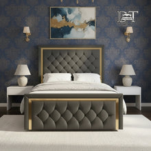 Luxury Marry Gold Bed Frame – Elegant Gold Finish, Sturdy & Stylish Bedroom Furniture