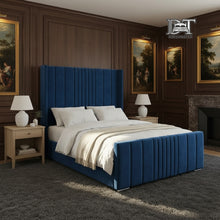 Kensington Luxury Bed Frame – Elegant Lined Headboard, Stylish & Durable Bedroom Furniture