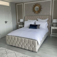 Oxford Bed Frame | Luxury Chesterfield Bed frame with buttoned Headboard