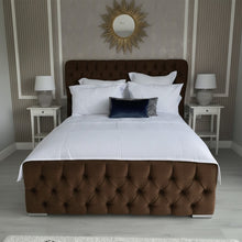 Oxford Bed Frame | Luxury Chesterfield Bed frame with buttoned Headboard