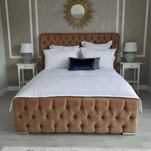 Oxford Bed Frame | Luxury Chesterfield Bed frame with buttoned Headboard