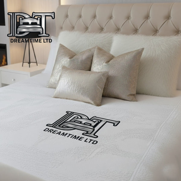 Royal Sleigh Bed Frame | Luxury Bed with Buttoned Headboard | Dreamtime Ltd UK