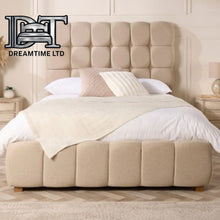 Luxury Amberleigh Deep Cushioned Bed Frame – Elegant & Plush Bedroom Furniture