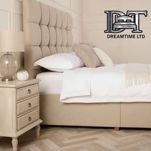 Luxury Amberleigh Deep Cushioned Bed Frame – Elegant & Plush Bedroom Furniture