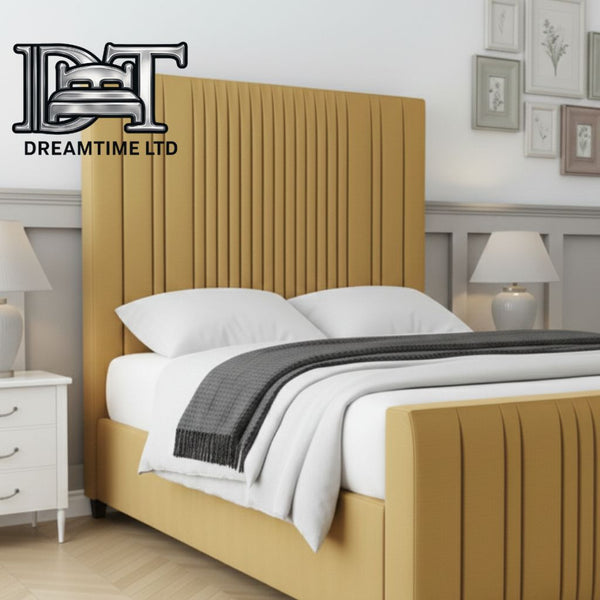Luxury Linear Bed Frame – Modern Elegant Design, Stylish & Durable Bedroom Furniture