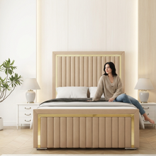Luxury Boston Gold Bed Frame – Elegant Gold Finish, Stylish & Durable Bedroom Furniture